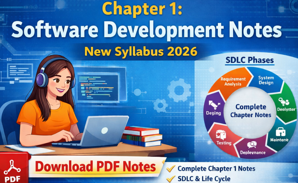 1st Year Computer Science Notes Chapter 1 New Syllabus 2026 | PDF Download