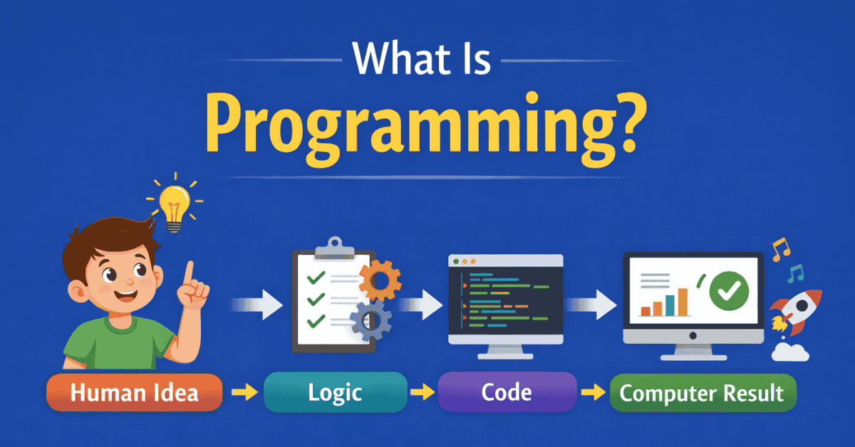 What Is Programming? Simple Explanation for Students | Programming for ...