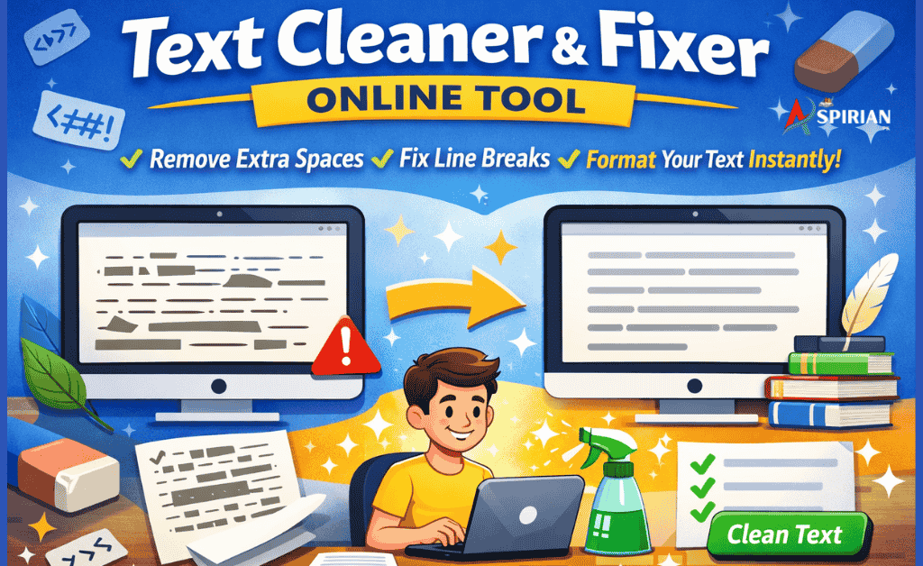 Text Cleaner and Fixer Online Tool