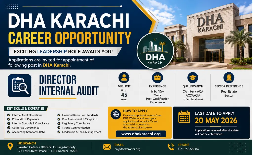 DHA Karachi Jobs 2026