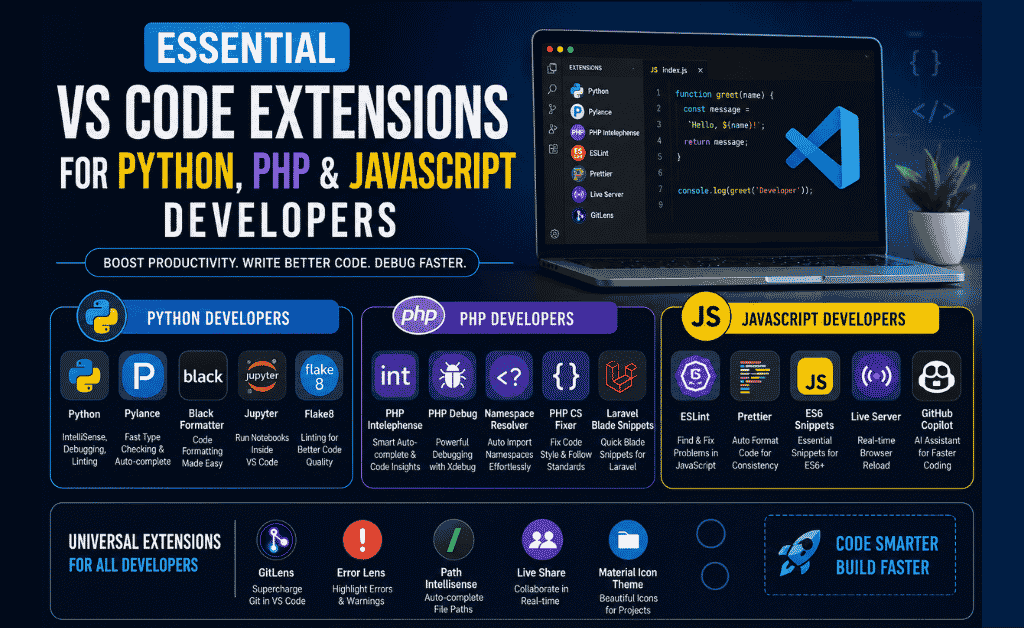 Essential VS Code extensions for Python