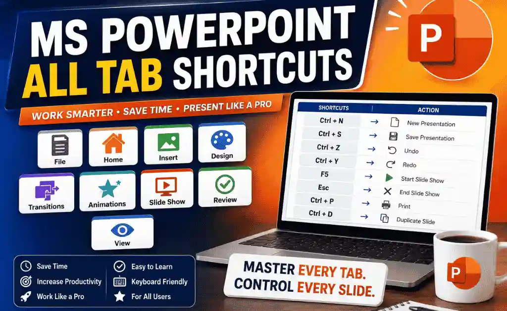 MS PowerPoint Keyboard Shortcuts