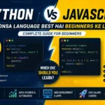 Python vs JavaScript which is better for beginners
