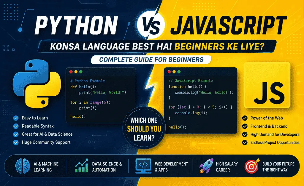 Python vs JavaScript which is better for beginners