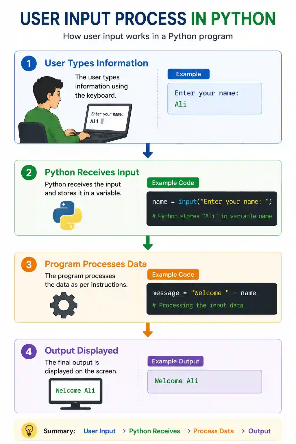Taking Input from User in Python