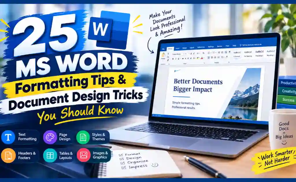 25 MS Word Formatting and Document Design Tricks