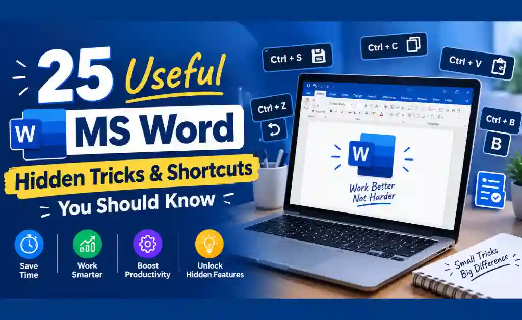 25 Useful MS Word Hidden Tricks and Shortcuts
